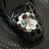 Coreia do Sul Mesmo Estilo Flor de Lantejoula Flor de Sapato Brilho Diamante Miçanga Feita à Mão Estilo Coreano Doce Alto Senso Flor Decorativa para Sapato Joia de Sapato