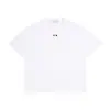 Yidao Vintage 2026 Verano Nuevo Retro Estampado de Letras Camiseta para Hombre Moderna Corte Holgado Versátil Hombro Caído Manga Corta