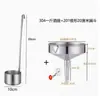 Acero Inoxidable 304 Uso en Bodega Cucharón para Vino Dispensador de Vino Pala para Vino Elevador de Vino Terminal de Vino de 3 Jin 5 Jin Embudo de Diámetro Grande