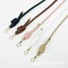 3 4 5 6 7 mm Cordón de Cuero de Microfibra de PU Tira de Microfibra con Tira de Borde Aceitado Pulsera Trenzada Cordón para Collar