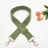 Nuevos Accesorios para Bolsos con Correa de Hombro de Algodón Correa para Bolso Ajustable Cruzado para el Hombro Bolso de Mujer Color Sólido Combinación Perfecta Correa Larga
