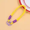Muñeca de Cuerda Tejida Llavero de Cuerda Relleno Cadena Doble Capa para Teléfono Móvil Mosquetón de Nylon Accesorios Colgantes Hechos a Mano para Teléfono Móvil