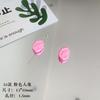Colgante de aleación con cuentas de Barbie, color rosa negro y dulce, hecho a mano, para hacer collar y pulsera.