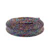 Cordones Planos de Metal Kurokin Accesorios para Zapatos Adecuados para Zapatos Casuales, Tenis, Zapatos Blancos, Cordones Elásticos Perezosos