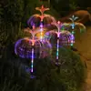 Luces Solares para Jardín, Luces de Medusa Coloridas Cambiantes para Exteriores, Luces de Paisaje para Exteriores, Luces Decorativas para Jardín, Luces de Caña Montadas en el Suelo