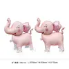 Novo Balão de Filme de Alumínio Animal com Rodas 4D Elefante Estéreo Balão de Rolo Criativo Brinquedo de Banca de Rua Decoração de Festa