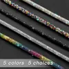 Permiso de trabajo en caliente transfronterizo cordón de cuello insignia llavero accesorios diamantes de imitación completo diamante pulsera diagonal punto al por mayor