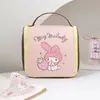 Bolsa de Cosméticos Sanrio Bolsa de Almacenamiento Portátil para Viaje Cosméticos Gran Capacidad Bolso Compartimentado Bolsa Tridimensional No Plegable