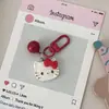 Llavero de Resina de Gatito de Dibujos Animados Lindo Colgante de Corazón Femenino para Mochila Adorno de Regalo para Mejor Amigo Pareja