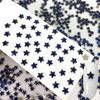 Arte de unha preta fosca cor azul em forma de livro vermelho pequeno online vermelho tagarelando com joias de diamante na ponta do dedo de vidro misturado DIY Diamante