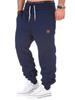 Pantalones deportivos de entrenamiento de empalme para hombre de otoño e invierno europeos y americanos leggings pantalones deportivos de fitness para hombre S-5XL