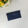 Nuevo en Stock al por Mayor Color Sólido Cuero Cartera Pequeña Porta Pasaporte Estilo Ins Sobre Billetera para Monedas Piel Sintética Almacenamiento para Gafas