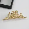 Clipe de Borboleta Líquido Irregular Grande Estilo Frio Clipe de Tubarão de Metal Clipe de Cabelo para Nuca Presilha de Cabelo Presilha de Cabelo