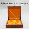 Caja de pulsera hueca de madera amarilla al por mayor Caja de cuentas de Buda caja de joyería joyería de jade caja de regalo caja de manualidades caja de joyería