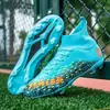 Dropshipping transfronterizo en Amazon de zapatillas de fútbol nuevas para hombre, de caña alta, con tacos largos, multitaquetes, para adolescentes y niños, zapatillas deportivas de entrenamiento