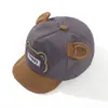 Nuevo sombrero de sol para exteriores de primavera para bebés de un mes, gorra de béisbol para niños, linda gorra de oso para niños y niñas