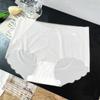 Ropa interior de verano de seda de hielo sin dejar rastro para mujer, pantalones ultrafinos de secado rápido con efecto máscara, cintura media, color melocotón, para fitness y yoga.