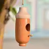 Productos Exteriores Transfronterizos, Artesanías de Madera para Jardín, Comedero para Colibríes, Comedero para Pájaros Colgante, Madera de Haya Ecológica