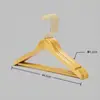 Percha de madera maciza con barra para hoteles, casas de huéspedes y tiendas de ropa, especializada para trajes y abrigos, percha ancha para hombros que no deja marcas