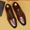 Zapatos de vestir formales de cuero para hombre con tres correas, Zapatos casuales hechos a mano de cuero de vaca estilo británico, Zapatos Oxford para hombre
