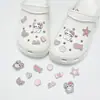 Zuecos Lindos y de Moda Estilo Ins Accesorios DIY Hebillas de Zapato Desmontables Flor de Zapato de Ballet Dibujos Animados 3D Accesorios