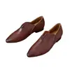 Zapatos de mujer estilo francés, nuevo modelo otoño 2026, ligeros, corte bajo, piel suave, cómodos, punta fina, suela blanda, versátiles, zapatos de piel para mujer