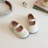Zapatos de Cuero Tejidos Suaves Estilo Coreano Inspirados en Chanel para Niñas 2025 Nueva Moda Primavera y Otoño Planos Sencillos Versátiles de Princesa