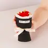 Rosa de Navidad mini flor seca ramo pequeño Día del Maestro enviar a novia cita bolsillo vida eterna flor de jabón venta al por mayor
