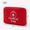 Kit de Primeiros Socorros Portátil para Exterior Lona Kit Médico Bolsa Doméstica para Medicamentos Cosméticos Viagem Bagagem de Mão Kit de Medicamentos Doméstico