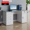 Escritorio de Acero Oficina Escritorio de Computadora Hierro con Cajón con Cerradura Ranura para Hostorio Escritorio de Escritura Doctor Escritorio Financiero