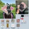 Gorra de Licenciatura Decorada con Flores Kit de Materiales Hecho a Mano DIY Decoración de Tocados de Graduación de Maestría Producto Terminado Infantil Estilo Chino