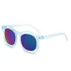 Estilo coreano ins nuevas gafas de sol a prueba de sol para niños gafas de sol al por mayor adelgazantes de moda trendy gafas retro para bebés niñas