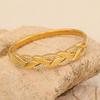 [Ice Moe] Pulsera de Diamantes Completos con Sentido del Diseño Pulsera de Personalidad Europea y Americana Acero Inoxidable con Temperamento Joyería B602