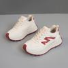[Personalizado] Hy2513 Nuevos Zapatos para Mujer Primavera y Otoño 2025 Suela Gruesa Bajos Sencillos Elevadores Moda Preppy Moda Estudiante