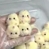 Estilo Xiaohongshu fresa arándano soufflé alto valor súper grueso celebridad de internet imitación masilla de silicona juguete de descompresión rebote