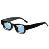 Novo estilo moldura generosa em formato de óculos de sol côncavos personalidade moda hip hop punk europeu e americano óculos de sol cross-border comércio exterior Atacado