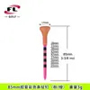 Tee de Golf Más Vendido Transfronterizo del Fabricante Bolixi Tee de Plástico Funda de Goma Blanda Tee Rayado Soporte de Tee de Colores