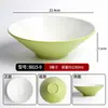 Tazón de melamina para fideos instantáneos, tazón cónico especial para tiendas de fideos, se usa para mezclar fideos, fideos de caracol, wontons, arroz con manitas de cerdo y fideos picantes de olla caliente