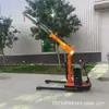Grúa Móvil Simple de Almacén Portátil Eléctrica Caminante Taller Carga Caminante Grúa Pequeña Plegable Grúa