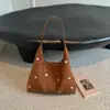 Bolsa de ombro de grande capacidade, padrão de estrelas vintage, bolsa tote casual única, bolsa de balde estilosa e moderna