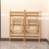 Silla de Toilet para Ancianos Madera Maciza Silla de Toilet para Mujeres Embarazadas Madera Silla de Toilet Simple Móvil Inodoro Doméstico para Ancianos