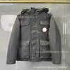 Comercio Exterior Transfronterizo Chaqueta de Plumas Serie Expedición 08 Canada Goose Tallas Mediana y Grande para Hombres, Mujeres y Niños, Abrigo Cálido de Invierno con Cuello de Piel