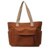 Bolso Grande de Lona para Estudiantes 2026 Verano Nuevo Bolso de Hombro Simple Ruiying Bolso Tote para Viajes