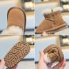 Inverno Novo Sola Macia Confortável Antiderrapante Sapatos de Criança Sapatos de Algodão Grosso Forrados com Lã Masculinos e Infantis Botas de Neve de Algodão Grandes Femininas