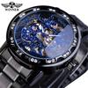 T-WINNER Winner Nuevo Reloj de Hombre Moda Casual Hueco Pedrería Reloj Mecánico Manual para Hombre