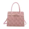 Bolsas de Mano Retro Europeas y Americanas para Mujer, Gran Capacidad, Estilo Nuevo, Bolso de Hombro Elegante Estampado, Diseño Elegante, Bolso Tote Cruzado Moderno