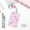 Set de tarjetas con lazo para niña, bolsa deslizante linda para tarjeta de estudiante, bolsa para tarjetas de fotos de frijoles de amor al por mayor, pulsera de hada original