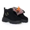 Dropshipping Inverno Lã Forrada Quente Mãe Sapatos de Algodão Birkenstock Botas Martin Botas Curtas de Solado Grosso Plataforma Feminina Botas de Solado Grosso