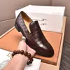 Etiqueta original, caja original, zapatos de cuero estilo slip-on business casual desgastados para hombre, zapatos formales, venta al por mayor transfronteriza de Amazon