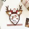 Faixa de Cabeça Brilhante de Natal Presente de Véspera de Natal Papai Noel Boneco de Neve Faixa de Cabeça com Galhos Decoração de Festa de Feriado Barraca